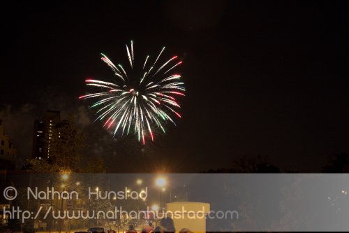 Minneapolis fireworks on 4 July 2010